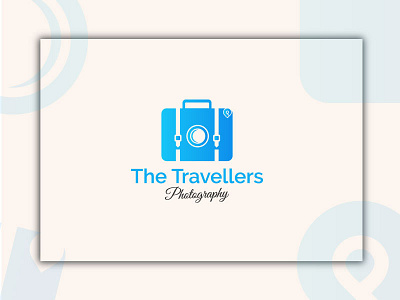 Travel Photography Logo branding gradient illustration logo photography pin travel