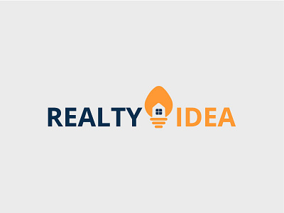 Realty Idea Logo Concept creative branding house idea logodesign realestate