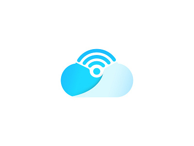 Cloud / Wifi Logo Mark branding cloud icon logo network wifi