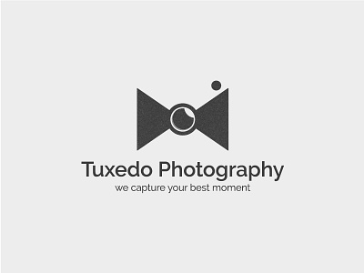 Tuxedo photography logo branding camera illustration logo photography tuxedo