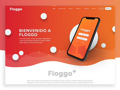 Header Design Exploration - Floggo APP 3d 404 app bootstrap branding colors gradient graphic design logo minimal portfolio profile subscribe ui ux website