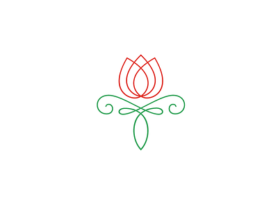 Tulip 365logodaily hungarian folk art logodesign logomark tulip