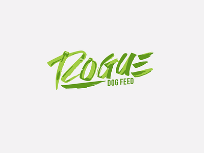 Rogue Dog Feed dog feed logo folded pen logo logodesign