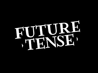 Future Tense 365logodaily designdaily2016 hand lettered logotype handlettering
