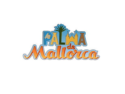 Palma de Mallorca geofilter handlettering illustrated handlettering palma de mallorca
