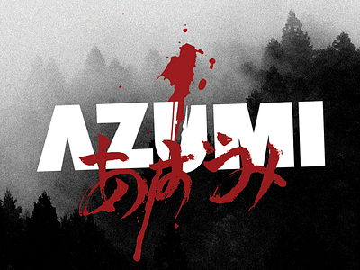 Azumi azumi logo logo design movie title