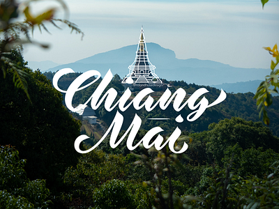 Chiang Mai lettering lettering art typedesign