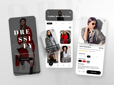 Fashion App app app design clothes clothing app ecommerce fashion fashion app fashion brand mobile app shop app shopping app ui uiux ux