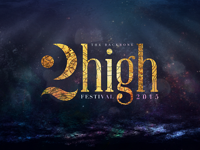 2high 2015 2high ancient arts branding brisbane festival gold logo music performance purple treasure