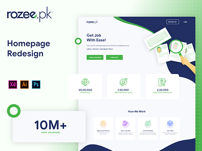 Rozee.pk Homepage Redesign