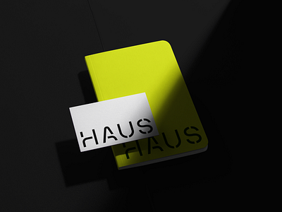 Haus Exploration Typography furniture graphic design interior design logo minimal type typography