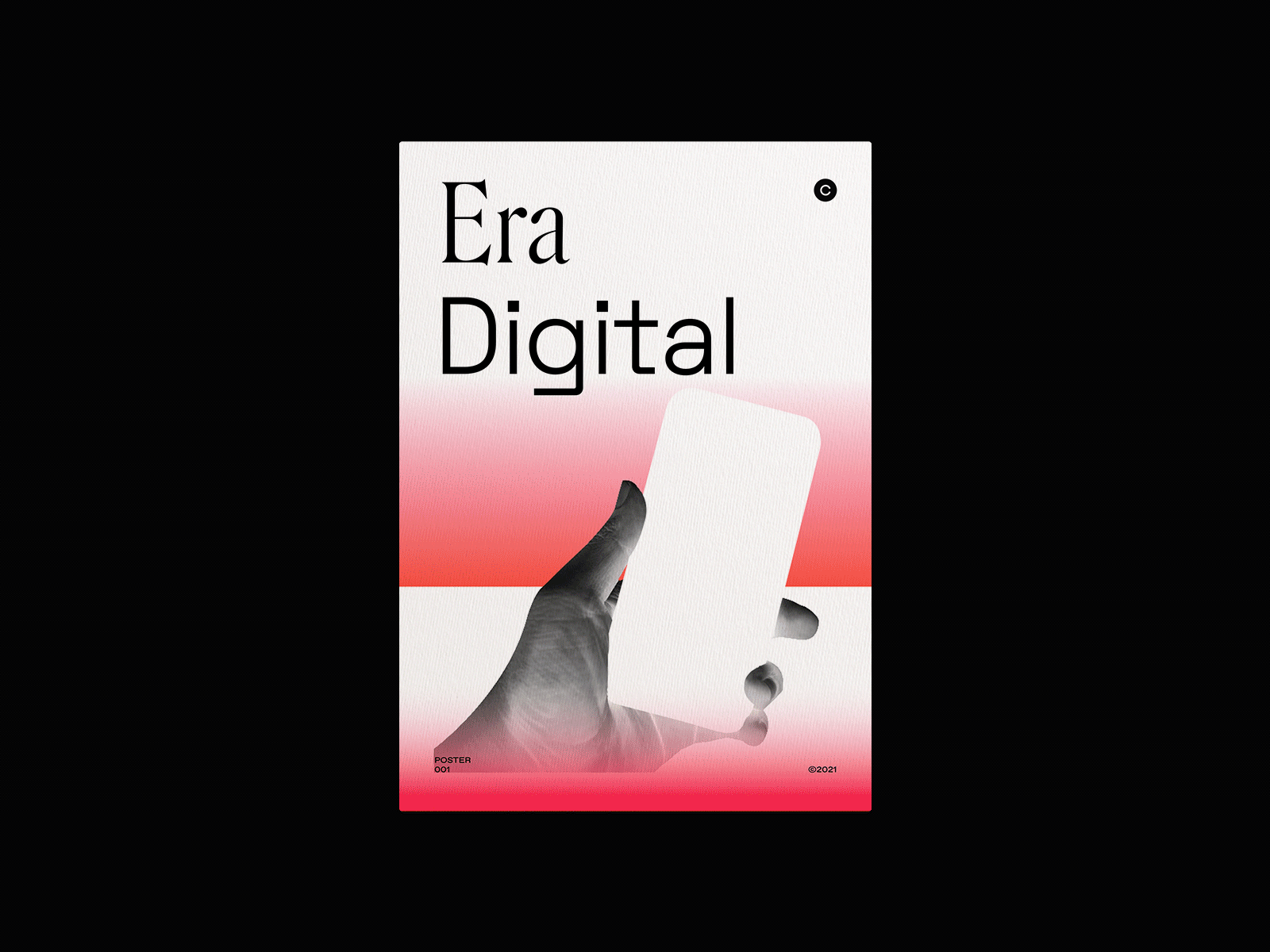 Poster 0001 - Era Digital design digital poster typography
