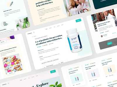 Web Platform for Medicine - web pages about us page cards ui covid 19 disease doctor doctor app eccomerce graphics health health app landing page design medical app medical care medical equipment pharmacy product page uidesign uiuxdesign web design web service branding