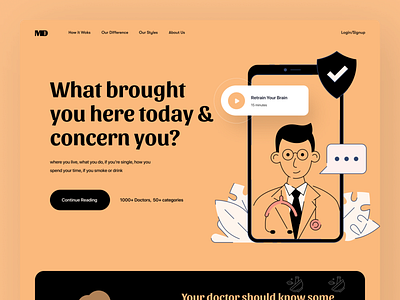 Medical Service Landing page appointments book appointment company doctors healthcare hero section homepage design hospital website illustraion insurance company landing page landing page design medical medical website medicine ui design uiux web design website website design