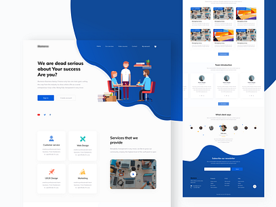 Education Landing Page Design digital agency gradient illustration illustrator landing page design layout exploration layoutdesign ui user experience design user interface design userinterface ux webpage design website