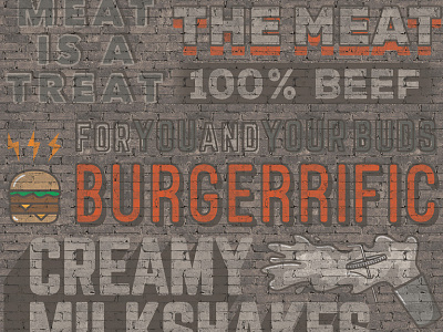 Burger Guys Wall Graphic