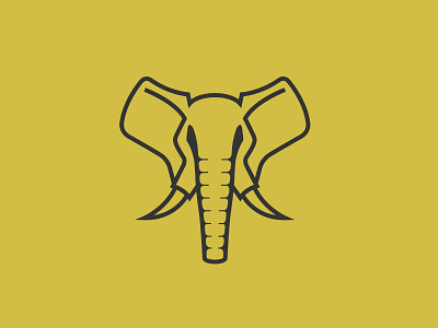 Elephant Logo Concept animal elephant elephant logo face icon logo vector