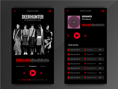 UI UX Music Player app design mobile music player ui sketch app typography ui ux design