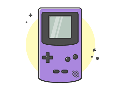 Let's play game together flat illustration game icon
