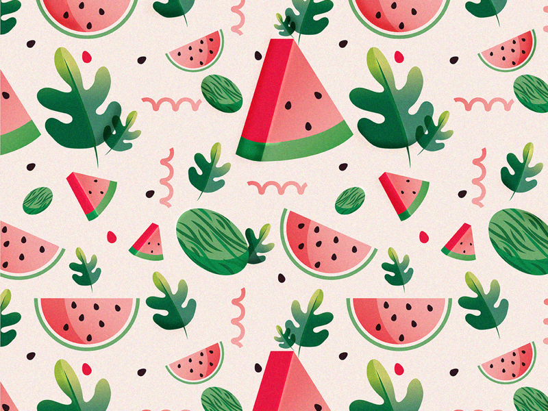 Watermelon by Anna López on Dribbble