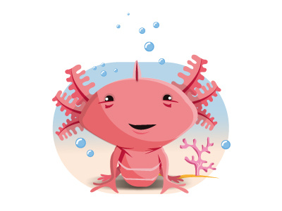 Axolotl axolotl cortazar illustration vector