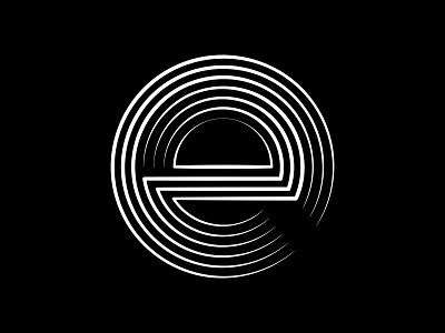 unused "e" lettermark branding e lettermark logo typography