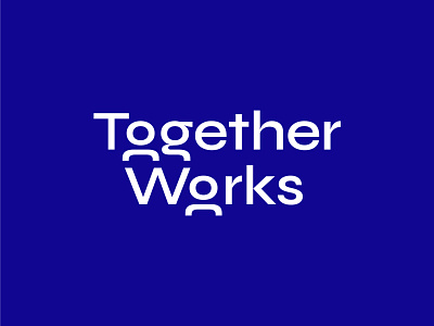 TogetherWorks Word Mark branding design lettermark logo typography