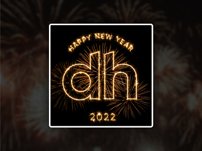 Digital Hyve New Years Post branding logo typography