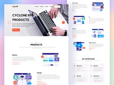 CYCLONE Web Design home homepage homepagedesign icon icons icons design illustration illustration design landingpage product design uiuxdesign vector illustration vector illustration design web web app website website app website app design website design