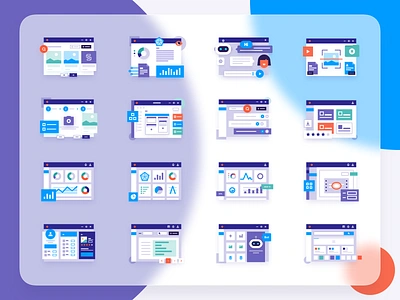 Illustrations for CYCLONE Web app app design application dashboard dashboard design dashboard ui icon icons design illustration landingpage product design ui kit vector illustration vector illustration design web web app web design website website app design website design