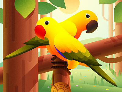 Parrot Illustration Design