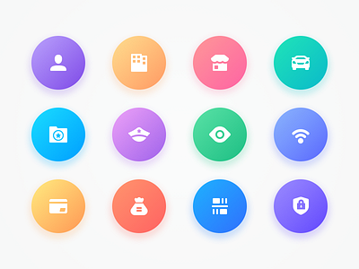 A Set Of Icon Design design icon illustration logo ui ux