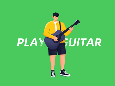 Guitar guitar illustration