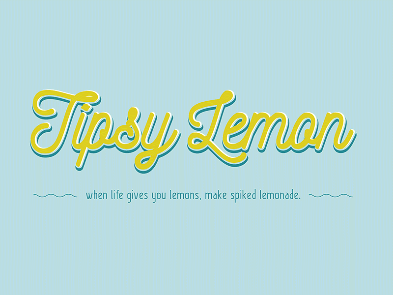 Tipsy Lemon Board Game boardgame humor illustration lemonade packagedesign