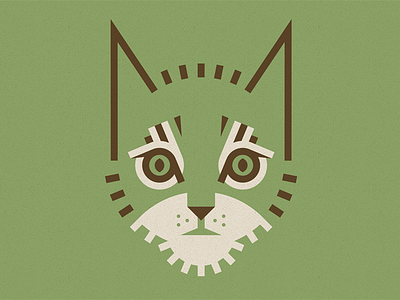 Eddie cat illustration portrait vector