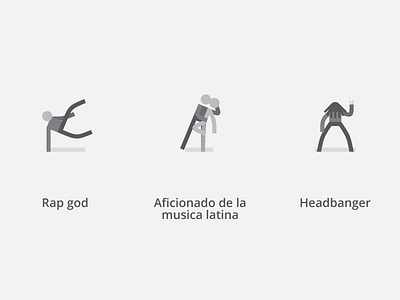 Music genres dancing icon music vector