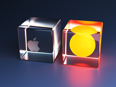 Blender Materials Exercise of Glass - 6 3d animation app app design blender branding design illustration logo ui
