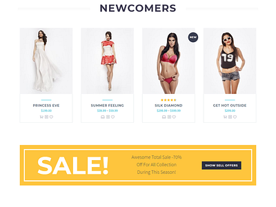 Fashion Store WordPress Website Template Design