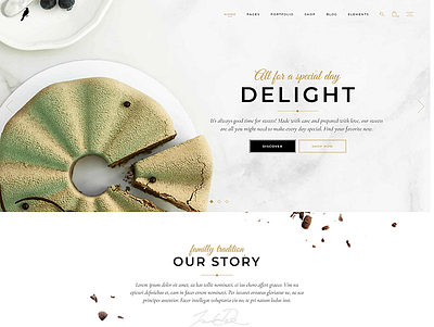 PASTRY AND CAKE - WordPress Website template Design blog blog design customization design event event website html php web design web development website website builder website concept website design websites wordpress wordpress blog wordpress design wordpress development wordpress theme