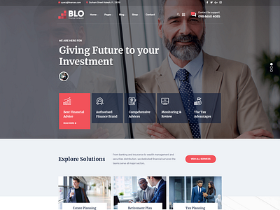 CORPORATE - WordPress Website Template Design