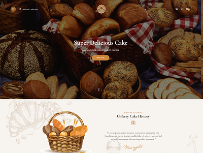 Bakery HTML5 Template blog design event event website html website website builder website concept wordpress wordpress blog