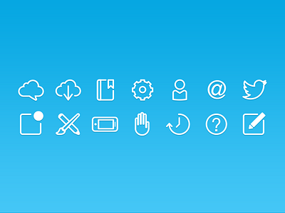 Icons for app
