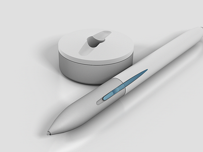 With the pencil :) 3d cinema4d design wacom