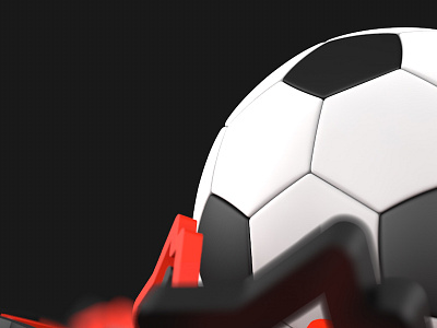 WIP 3d design football soccer wip