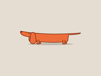 I <3 doxies dachshund dog doxie illustration logo perro salchicha vector