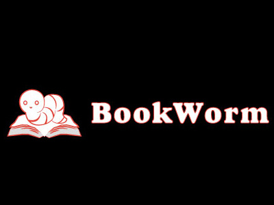 Bookworm Logo art book bookworm branding colour design graphic design logo shapes thirty logos vector