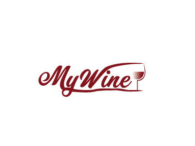 My Wine Logo art branding colour design graphic design logo my wine shapes thirty logos vector wine