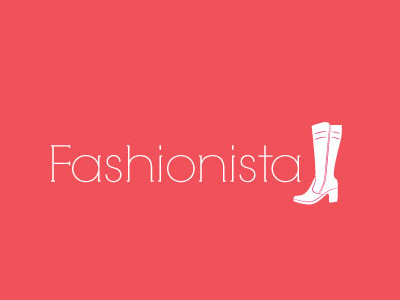Fashionista Logo art branding colour design fashion fashionista graphic design logo shapes thirty logos vector