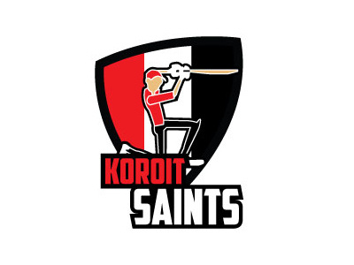 Koroit Saints Logo art branding colour cricket design fitness graphic design logo shapes sports thirty logos vector