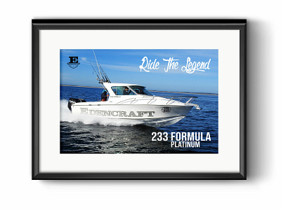 Edencraft 233 Formula Platinum boating boats branding colour flyer graphic design logo poster typography